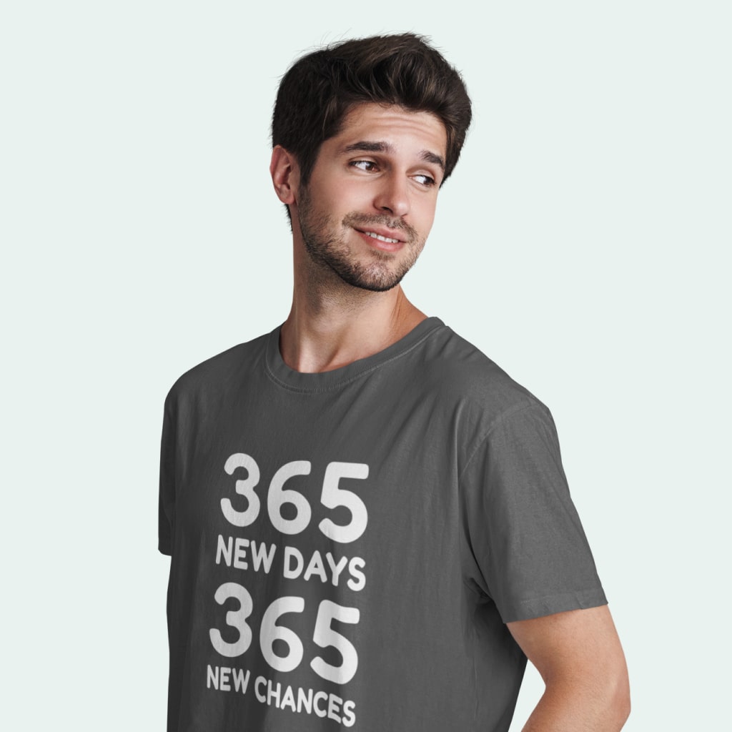 365 New Chances Unisex Jersey T-Shirt Made in USA