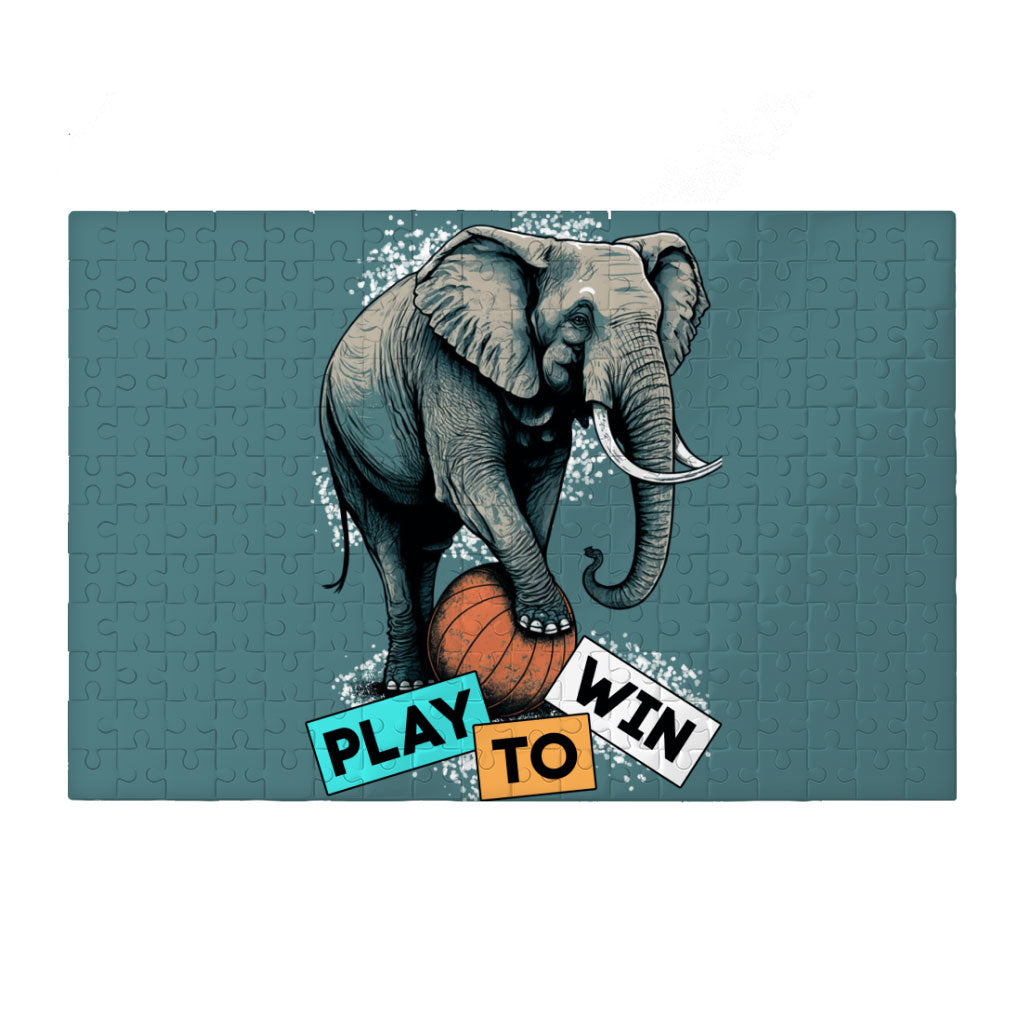 Play to Win Puzzles - Elephant Jigsaw Puzzle - Basketball Puzzles