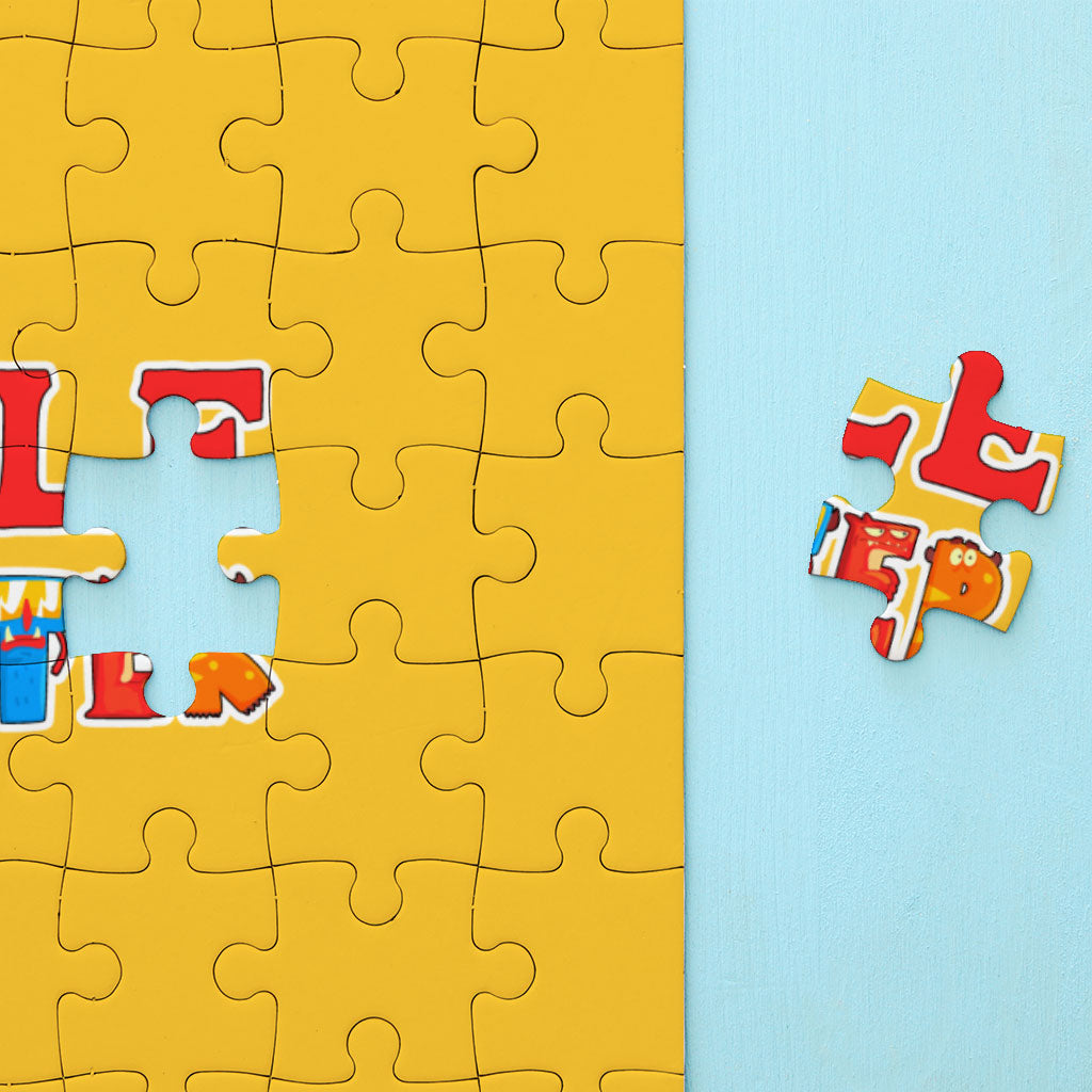 Little Monster Puzzles - Funny Jigsaw Puzzle - Illustration Puzzles