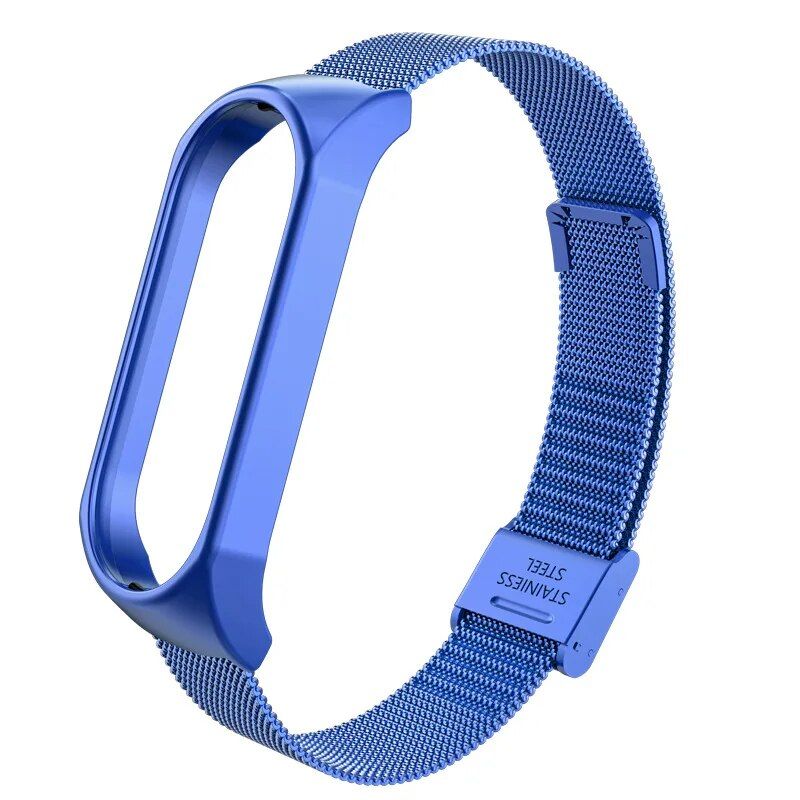 Luxury Milanese Stainless Steel Strap for Mi Band 3/4/5/6