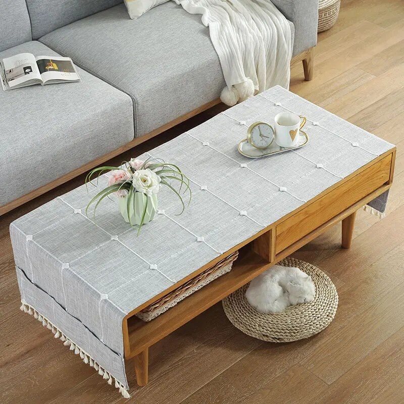 Nordic-Style Rectangular Tablecloth