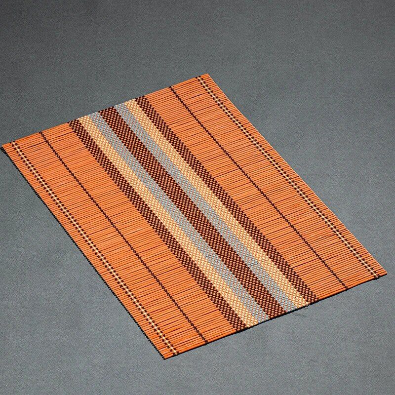 Eco-Chic Bamboo Placemat & Coaster Set - Vibrant, Durable Table Mats