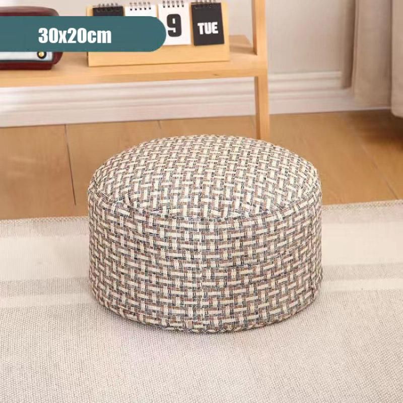 Chic Lattice Round Stool