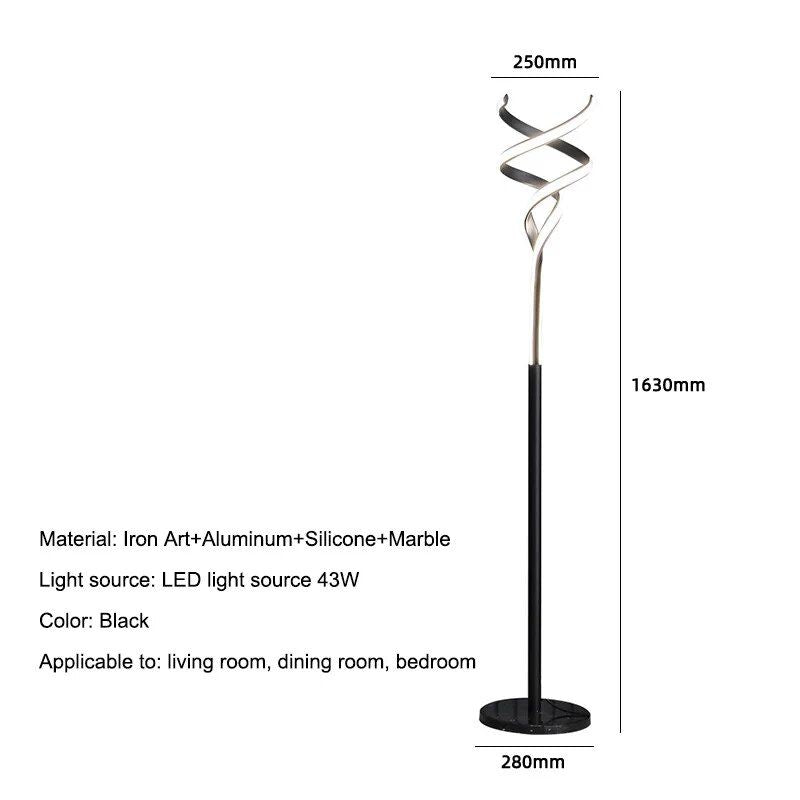 Contemporary Minimalist LED Strip Floor Lamp - Perfect for Modern Living Spaces