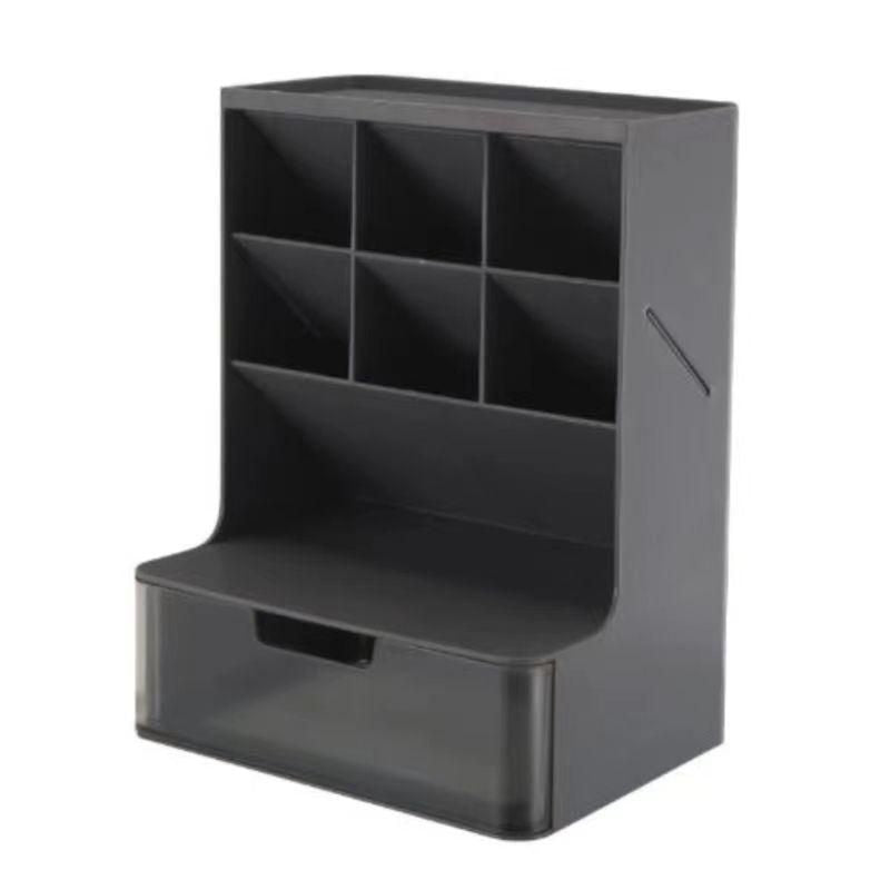 Elegant Desk Organizer: Multi-Functional Office & Cosmetic Storage Rack