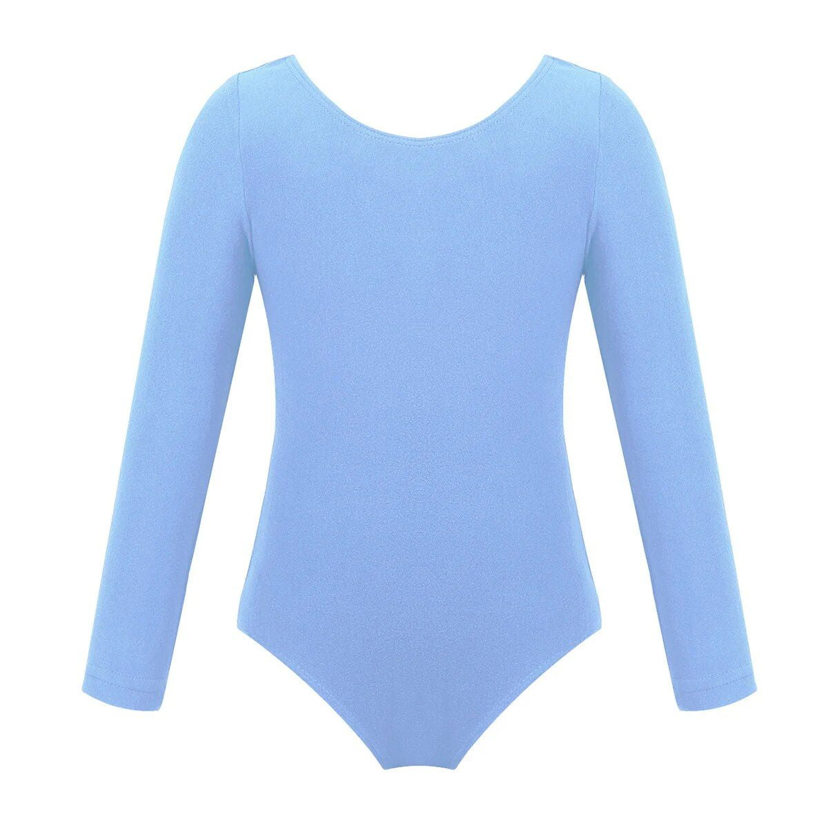 Girls Long Sleeve Ballet Leotard - Soft & Stretchy Dance Bodysuit for Gymnastics and Performance