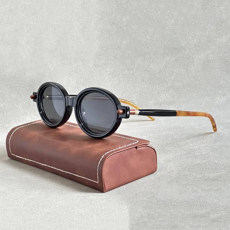 Stylish Retro Oval Sunglasses