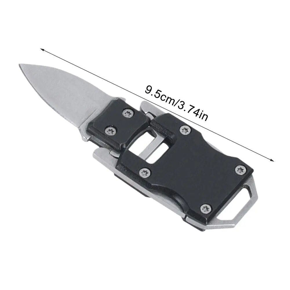 Compact Tactical Mini Folding Knife Keychain