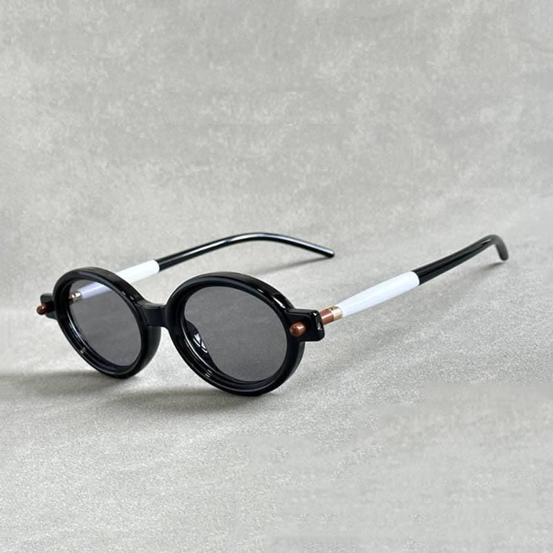 Stylish Retro Oval Sunglasses