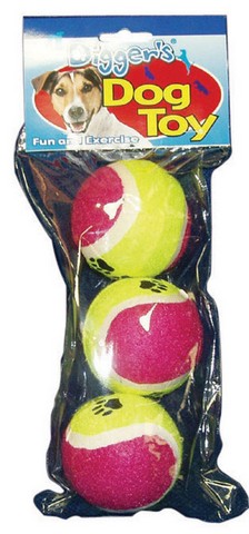 Diggers 08225 Pet Tennis Balls - Dog Toy