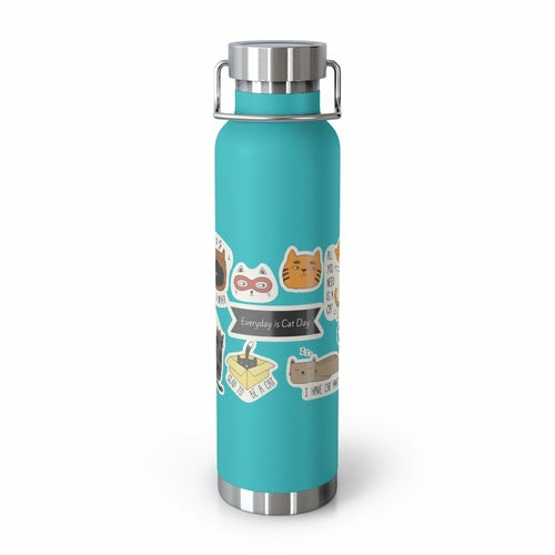Everyday is Cat Day Insulated Thermos Bottle 22oz
