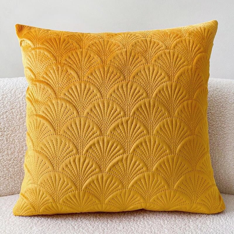 Velvet Geometric Cushion Cover 45x45cm