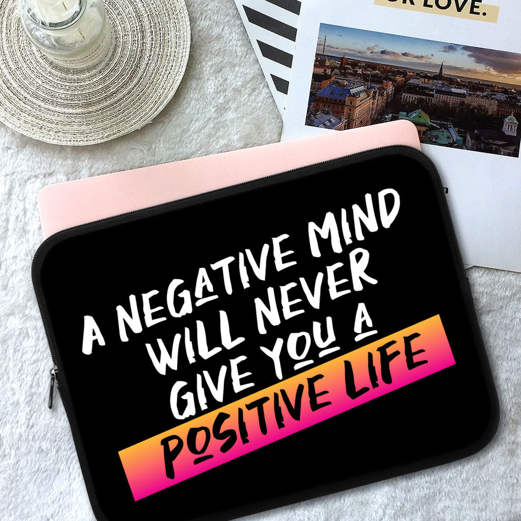 Positive Quote HP 16" Sleeve - Trendy Laptop Sleeve - Cool Laptop Sleeve with Zipper