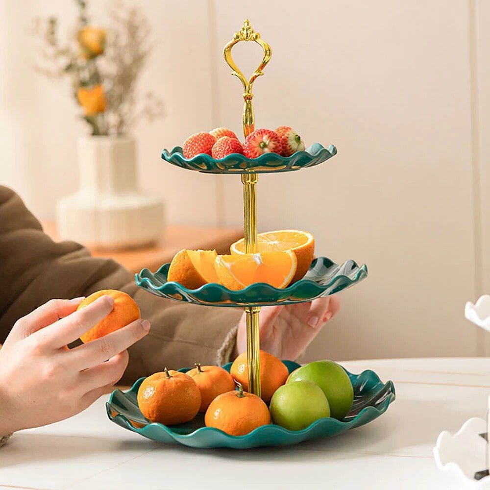 Floral Elegance Fruit Plates: Luxury Tableware for Memorable Celebrations