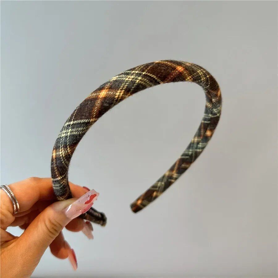 Elegant Plaid Hairband