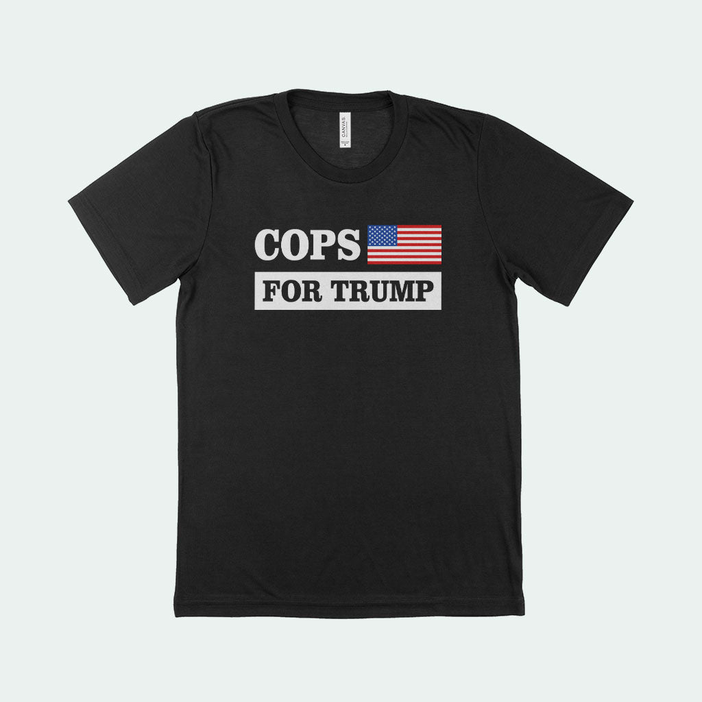 Cops for Trump T-Shirt - Trump Gear for Sale