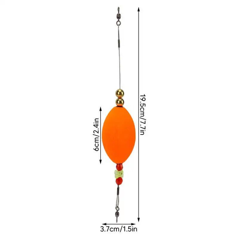 Premium Red Fish Cork Float Bobber: High Buoyancy & Sensitivity for Fishing