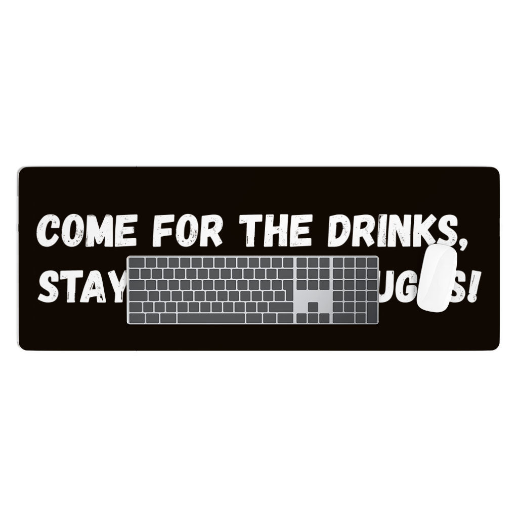 Funny Quote Desk Mat - Funny Saying Desk Pad - Cool Design Laptop Desk Mat