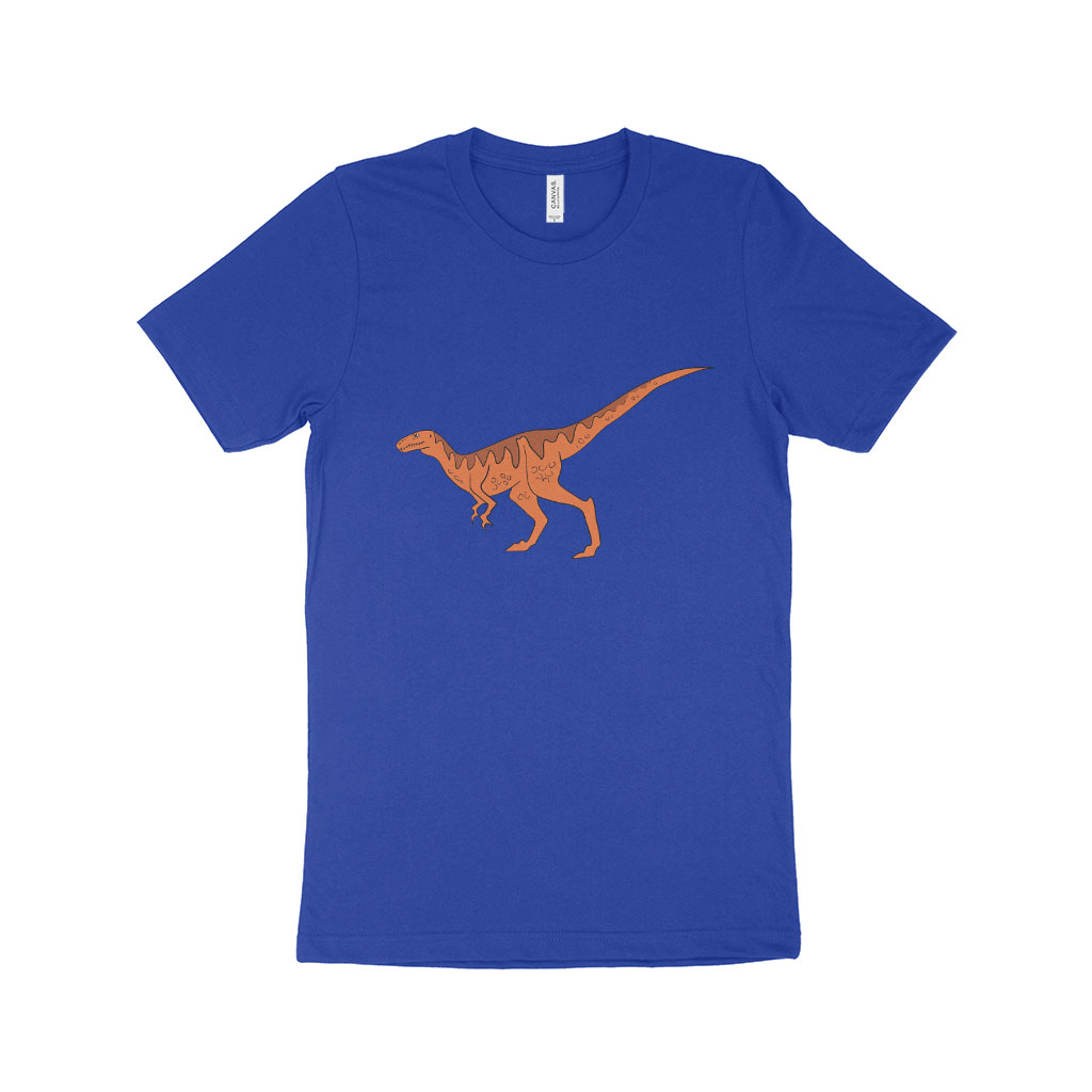 Orange Dinosaur T-Shirt Made in USA