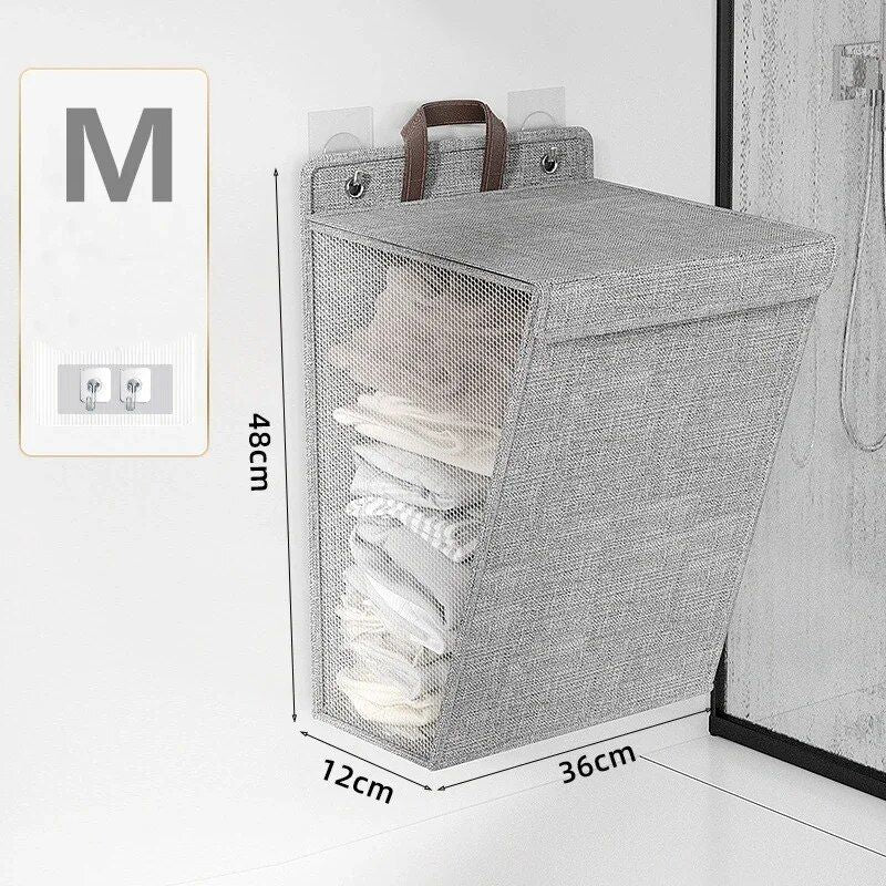 Space-Saving Foldable Laundry Basket