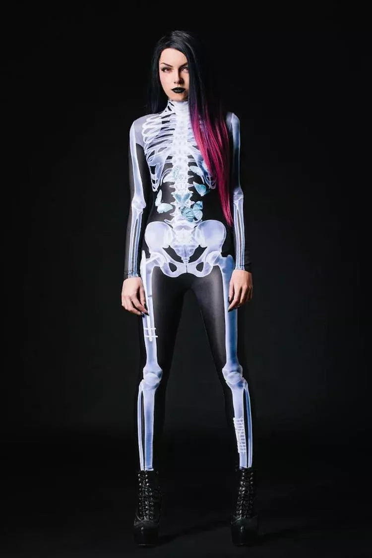 Skeleton 3D Jumpsuit