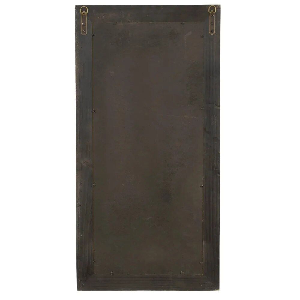 Rustic Distressed Taupe Wall Mirror - Farmhouse Inspired Home Decor