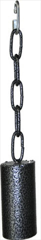 A&E Cage AE002 Black Medium Metal Pipe Bell On A Chain