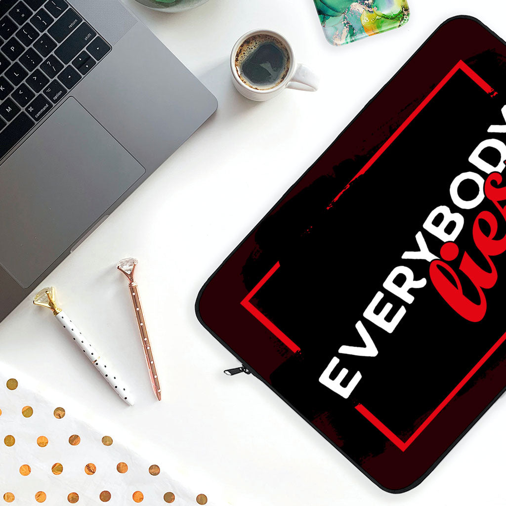 Everybody Lies MacBook Air 14" Sleeve - Printed Laptop Sleeve - Trendy MacBook Sleeve