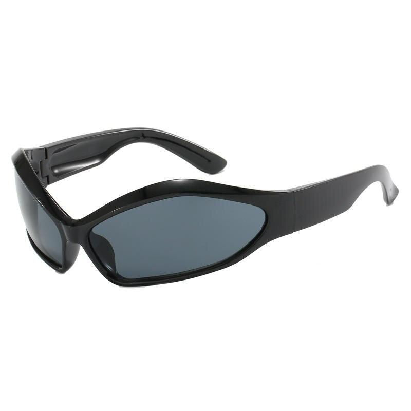 Y2K Cyberpunk Fashion Sunglasses with UV400 Mirror Lenses for Men and Women