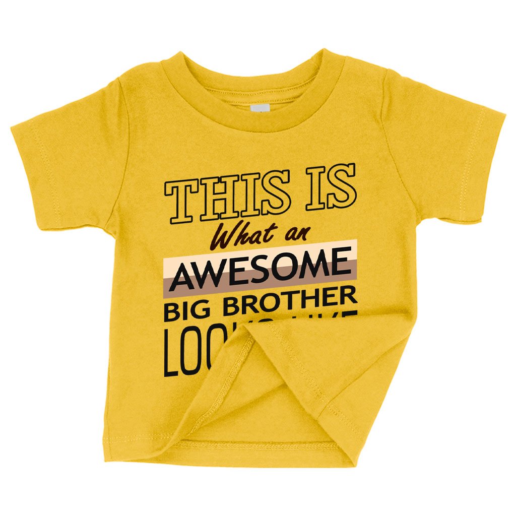 Baby Awesome Big Brother T-Shirt - I'm the Big Brother T-Shirt - Funny Family T-Shirt