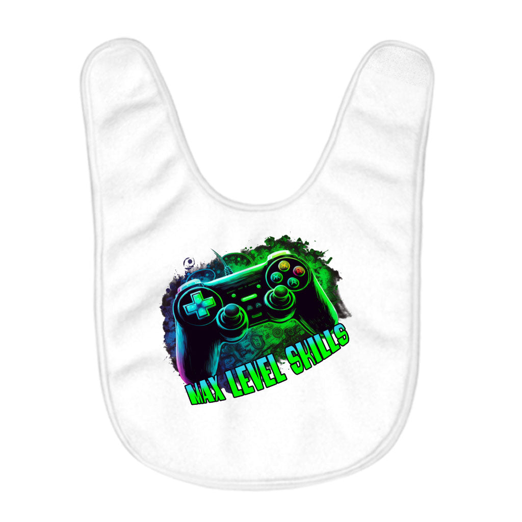 Gamer Baby Bibs - Cool Art Baby Feeding Bibs - Graphic Bibs for Eating