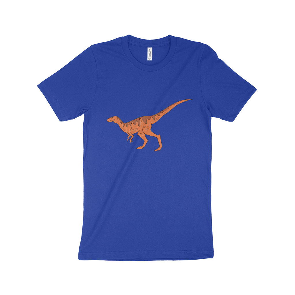 Orange Dinosaur T-Shirt Made in USA