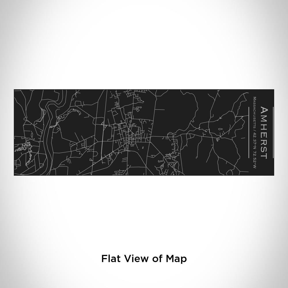 Amherst - Massachusetts Map Insulated Cup in Matte Black