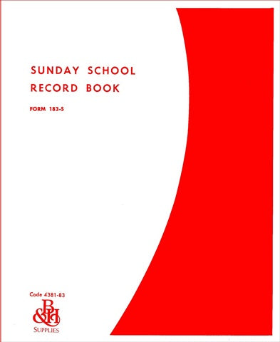 B & H Publishing Group 465267 Sun Sch Sunday School Record Book No. 18 | Rose Chloe