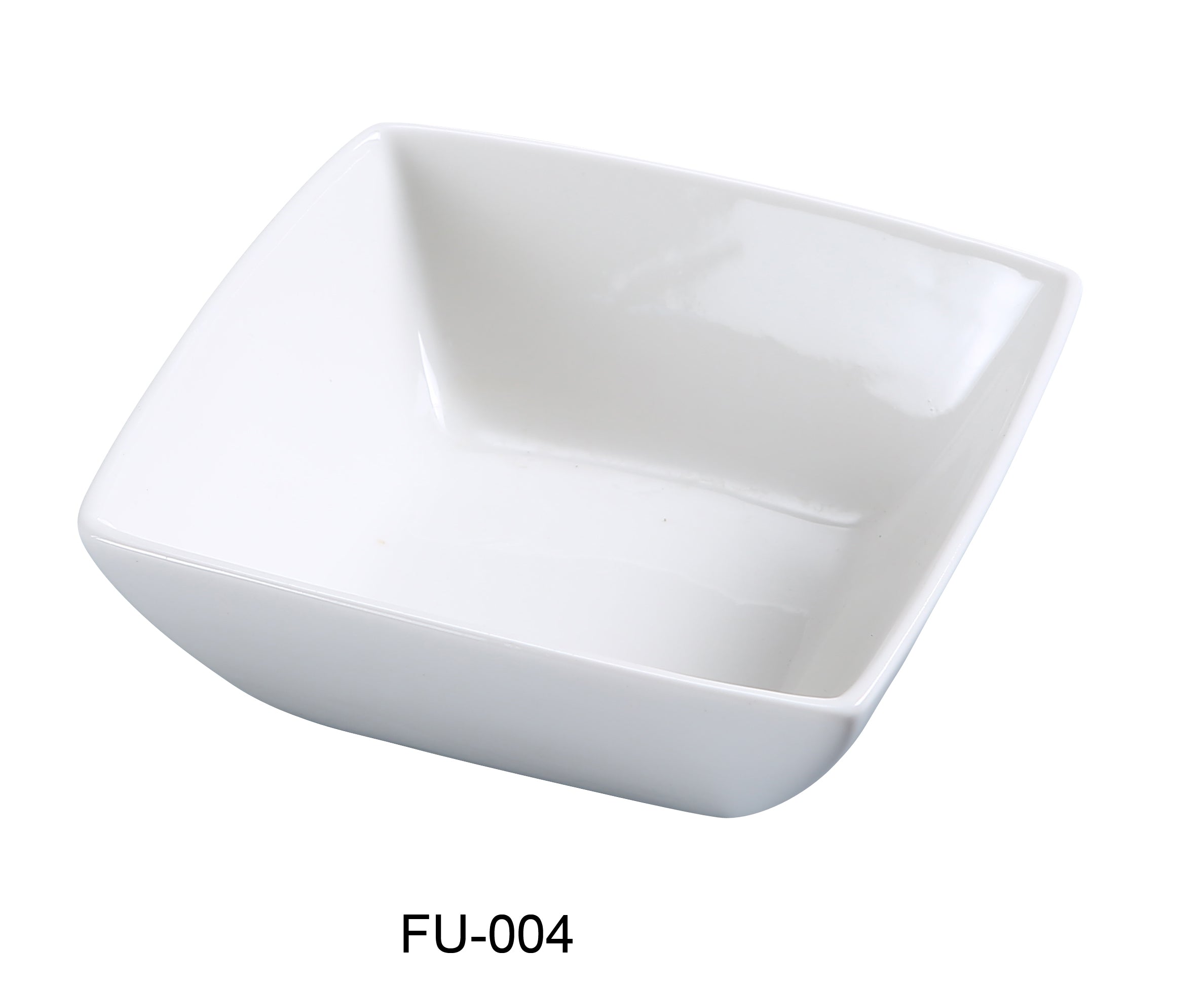 Yanco FU-004 Fuji 4" Square Bowl | Lime Atlas