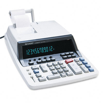 Sharp QS2760H QS-2760H Desktop Calculator  12-Digit Fluorescent  Two-C | Rose Chloe