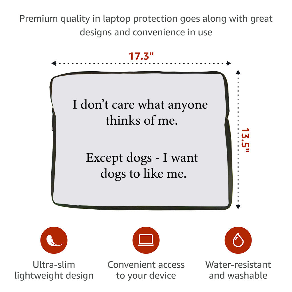 Dog Lover MacBook Air 14" Two-Sided Sleeve - Printed Laptop Sleeve - Funny MacBook Sleeve