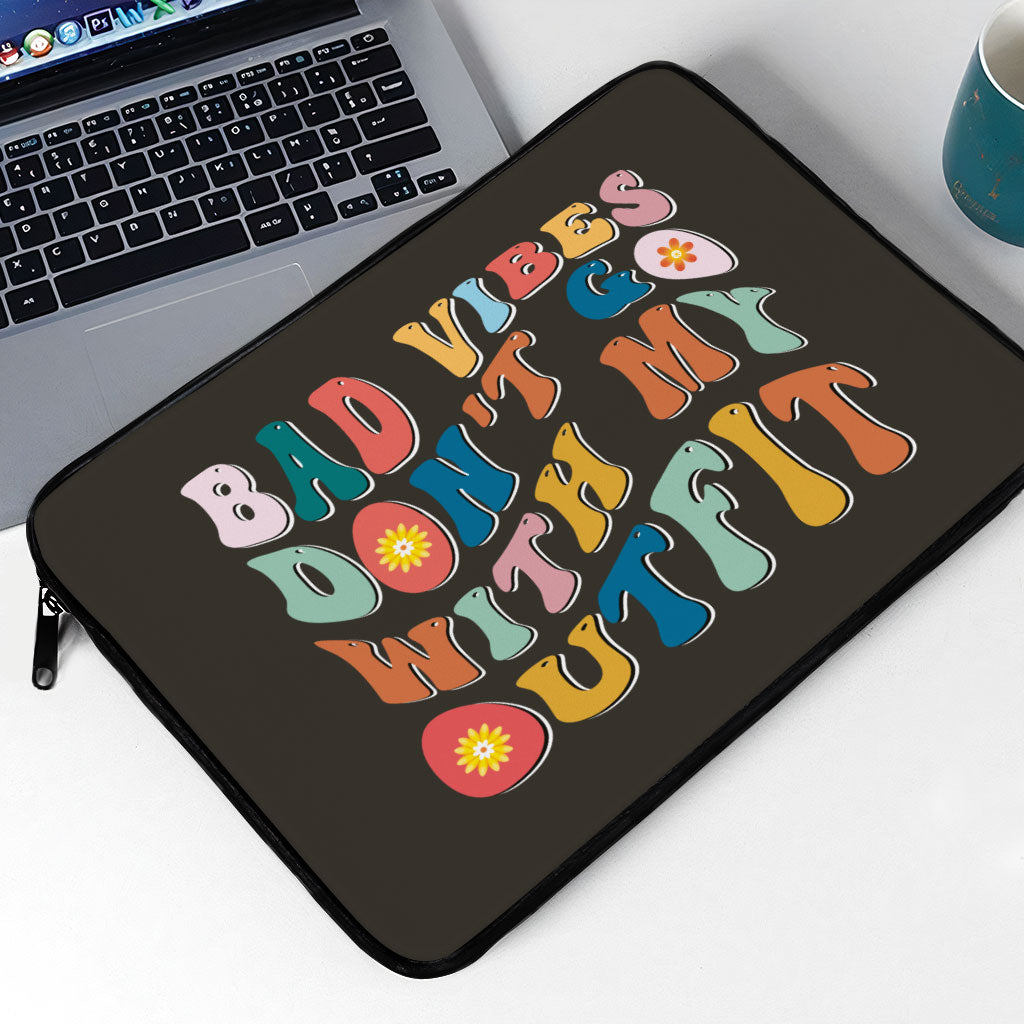 Bad Vibes MacBook Pro 14" Sleeve - Cool Design Laptop Sleeve - Themed MacBook Sleeve