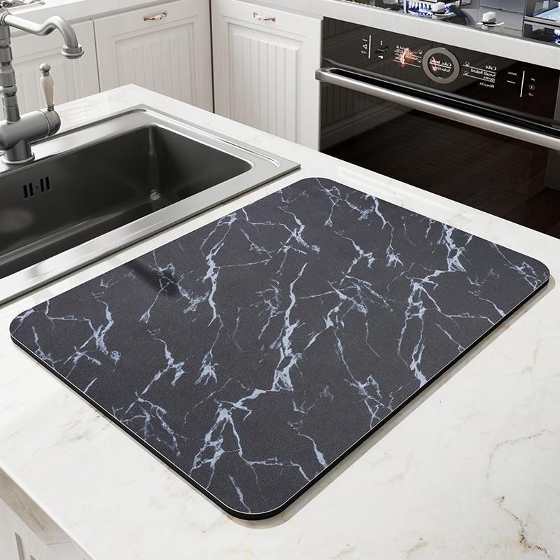 Multi-Purpose Diatomaceous Kitchen Drainage Pad