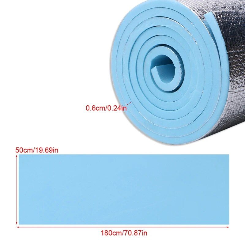 6mm Thick Non-Slip EVA Yoga Mat - Ideal for Fitness, Pilates, and Outdoor Activities