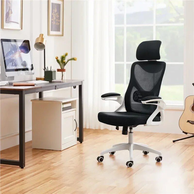 High Back Ergonomic Office Chair with Adjustable Headrest