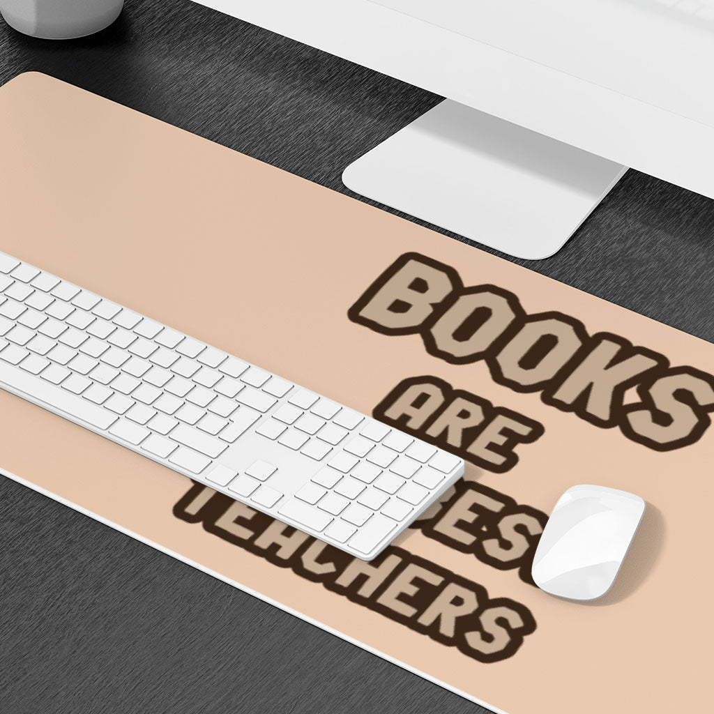 Book Themed Desk Mat - Quotes Desk Pad - Cool Print Laptop Desk Mat