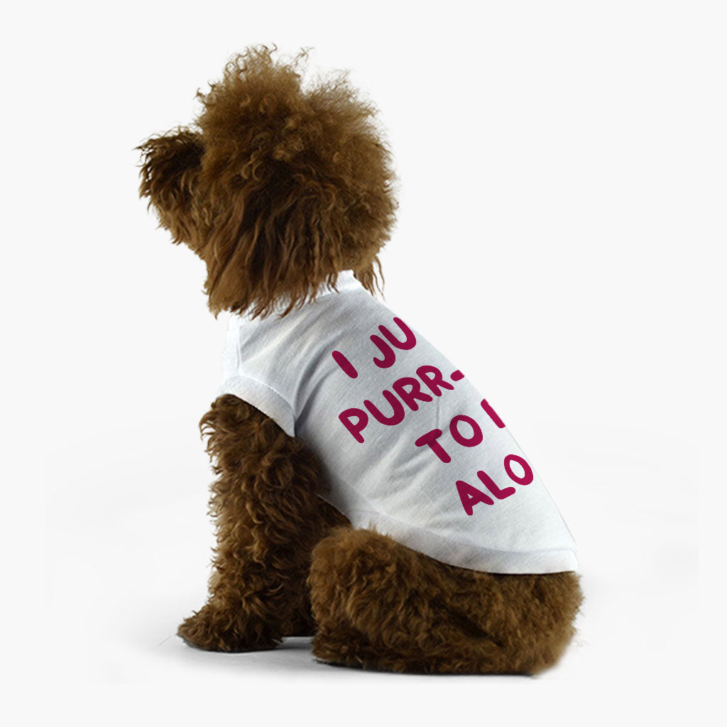 Cute Funny Dog T-Shirt - Creative Dog Shirt - Printed Dog Clothing