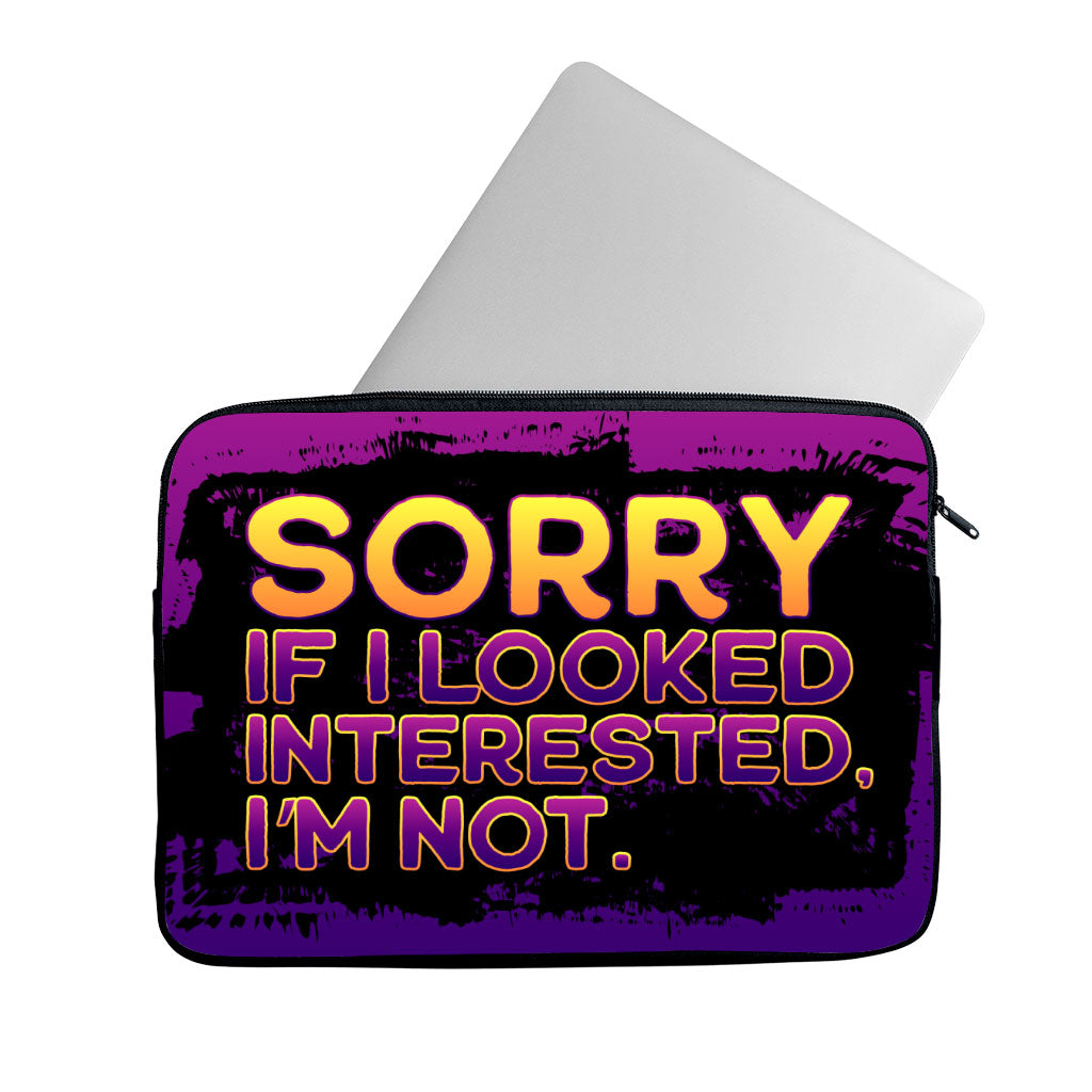 Sarcastic MacBook Pro 14" Sleeve - Graphic Laptop Sleeve - Funny Design MacBook Sleeve