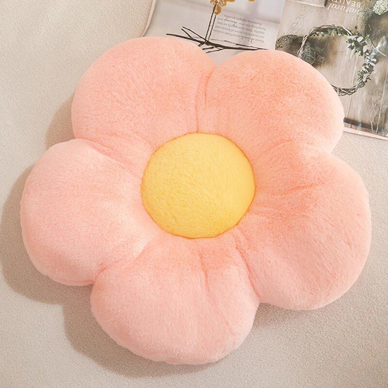 35cm Stuffed Daisy Flower Seat Cushion