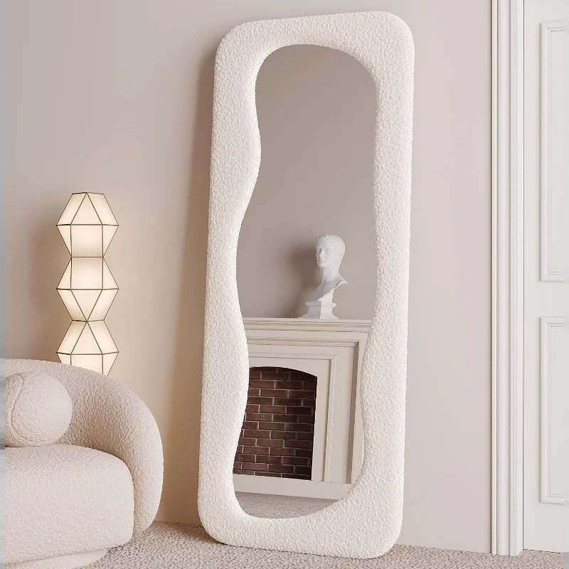 Wavy Arched Full-Length Mirror 63"x24"