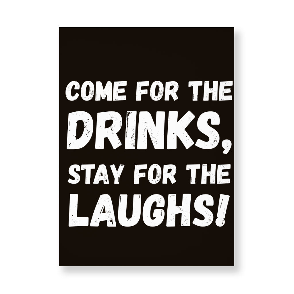 Funny Quote Wall Picture - Funny Saying Stretched Canvas - Cool Design Wall Art