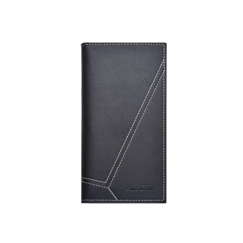 2023 Elegant Long Zipper Men's Wallet with Multi-Functional Compartments