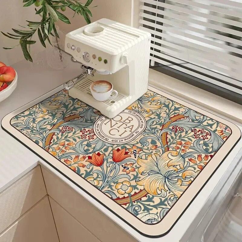 Multi-Purpose Super Absorbent Dish Drying & Heat Resistant Mat