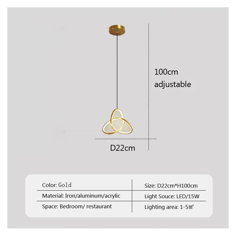 Contemporary Minimalist LED Pendant Light